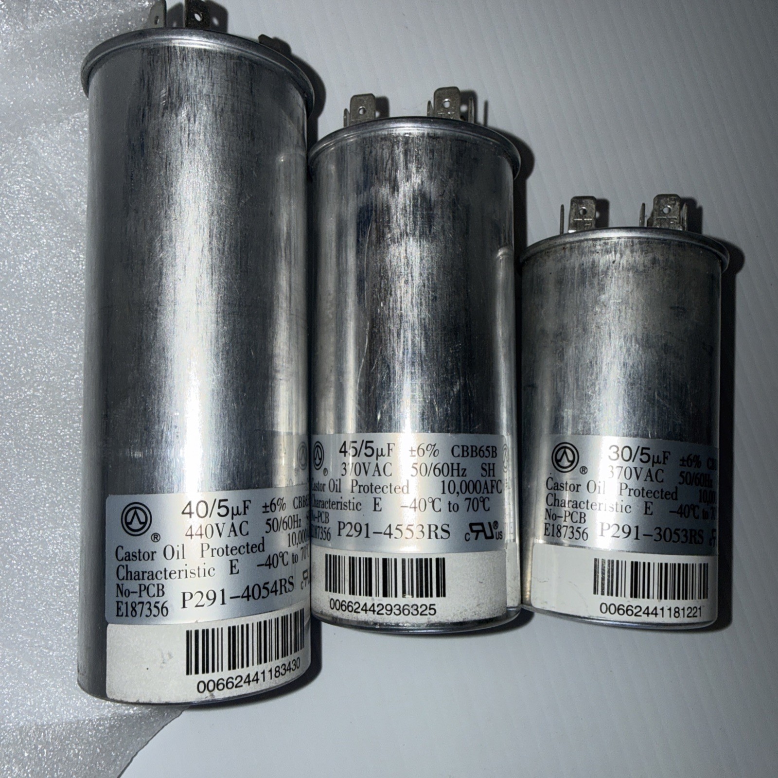 NEW Totaline P291-4054RS 4553RS 3053RS Round Run Capacitor 45+5 MFD 440V 60Hz