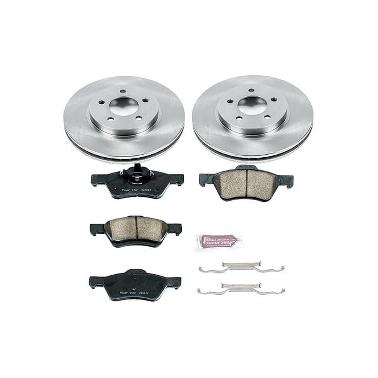 PowerStop Front Brake Kit for Ford Escape 2008-10 |Mazda Tribute 2008-10 |Mer…