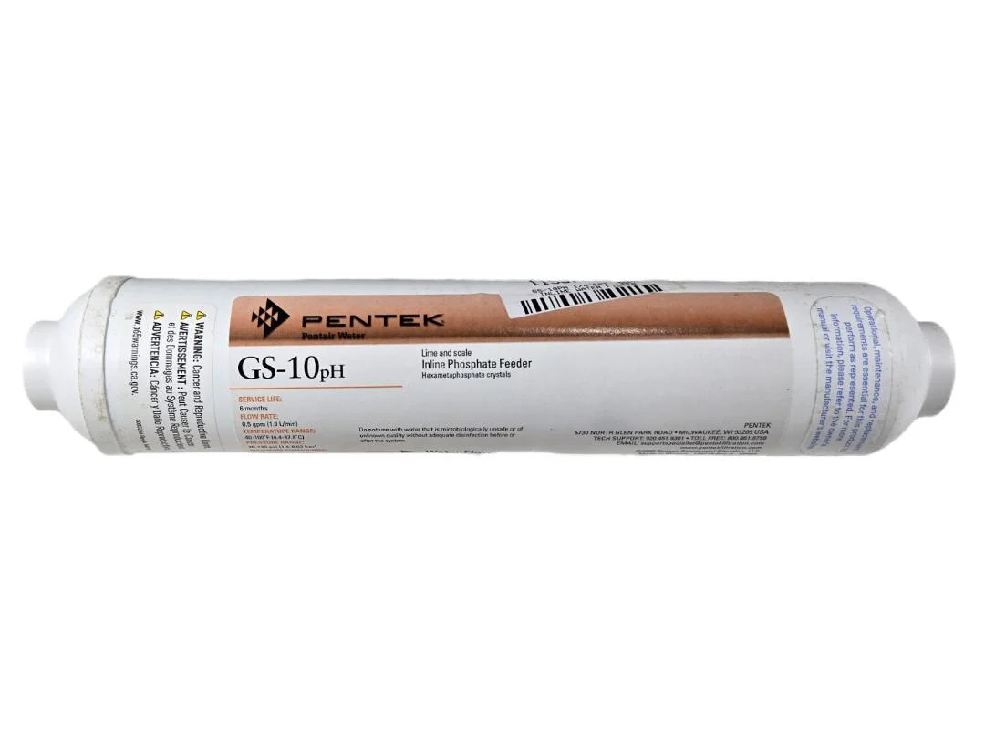 Pentair Pentek GS-10pH 25560343 2x10in Inline Phosphate Feeder Cartridge