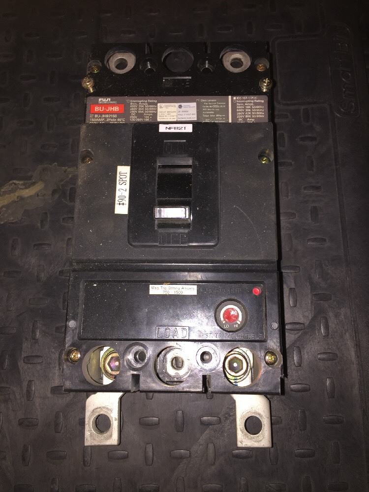 FUJI BU-JHB2150 150AMP 600VAC 250 VDC Circuit Breaker