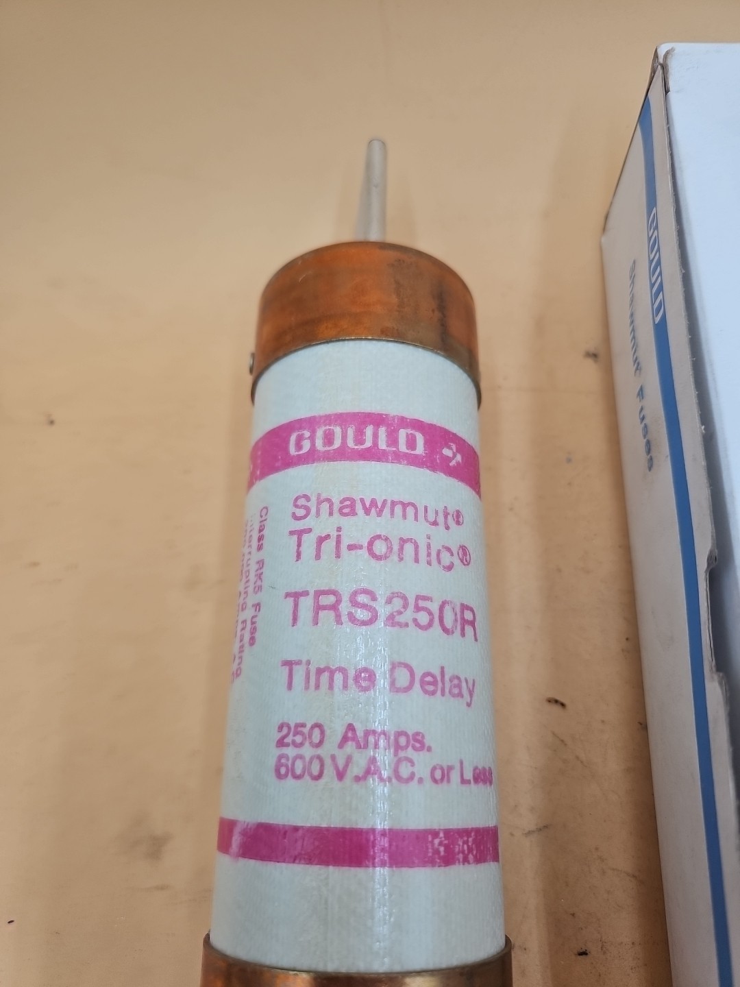 Gould Shawmut Tri-Onic TRS-250R 250 Amp Time Delay Fuse