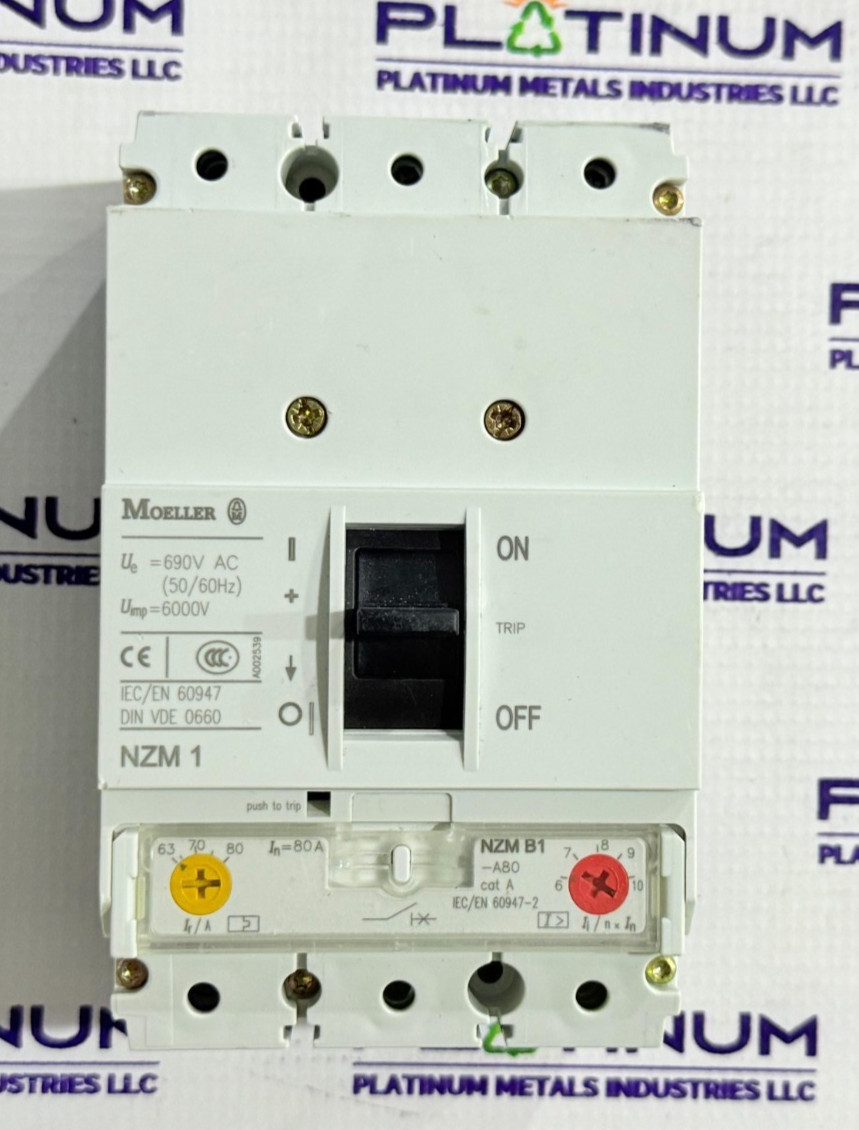 MOELLER | NZM 1 | IEC/EN 60947 | 3 POLE | CIRCUIT BREAKER