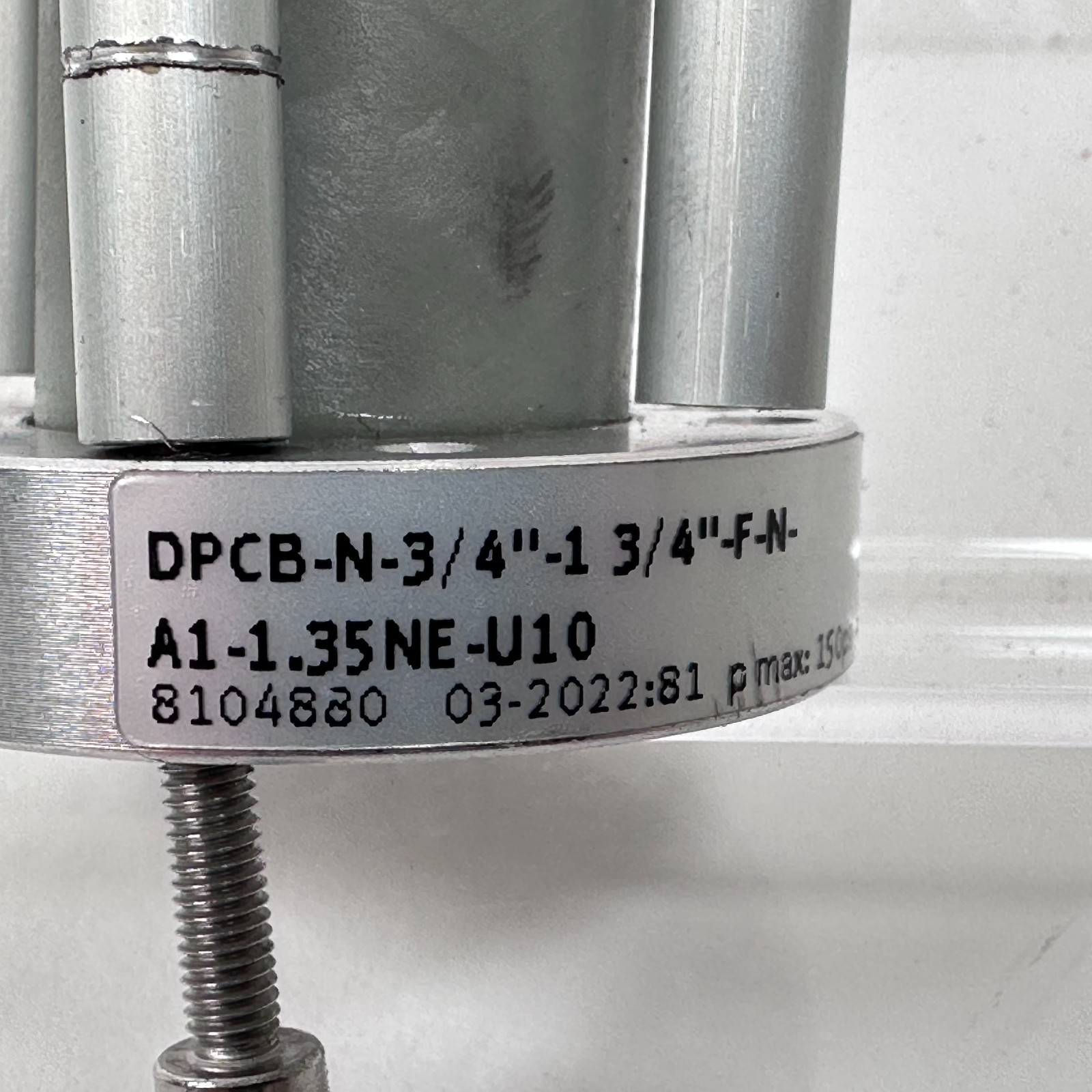 Festo DPCB-N-3/4”-1 3/4”-F-N-A1-1.35NE-U10 Pancake Cylinder Actuator