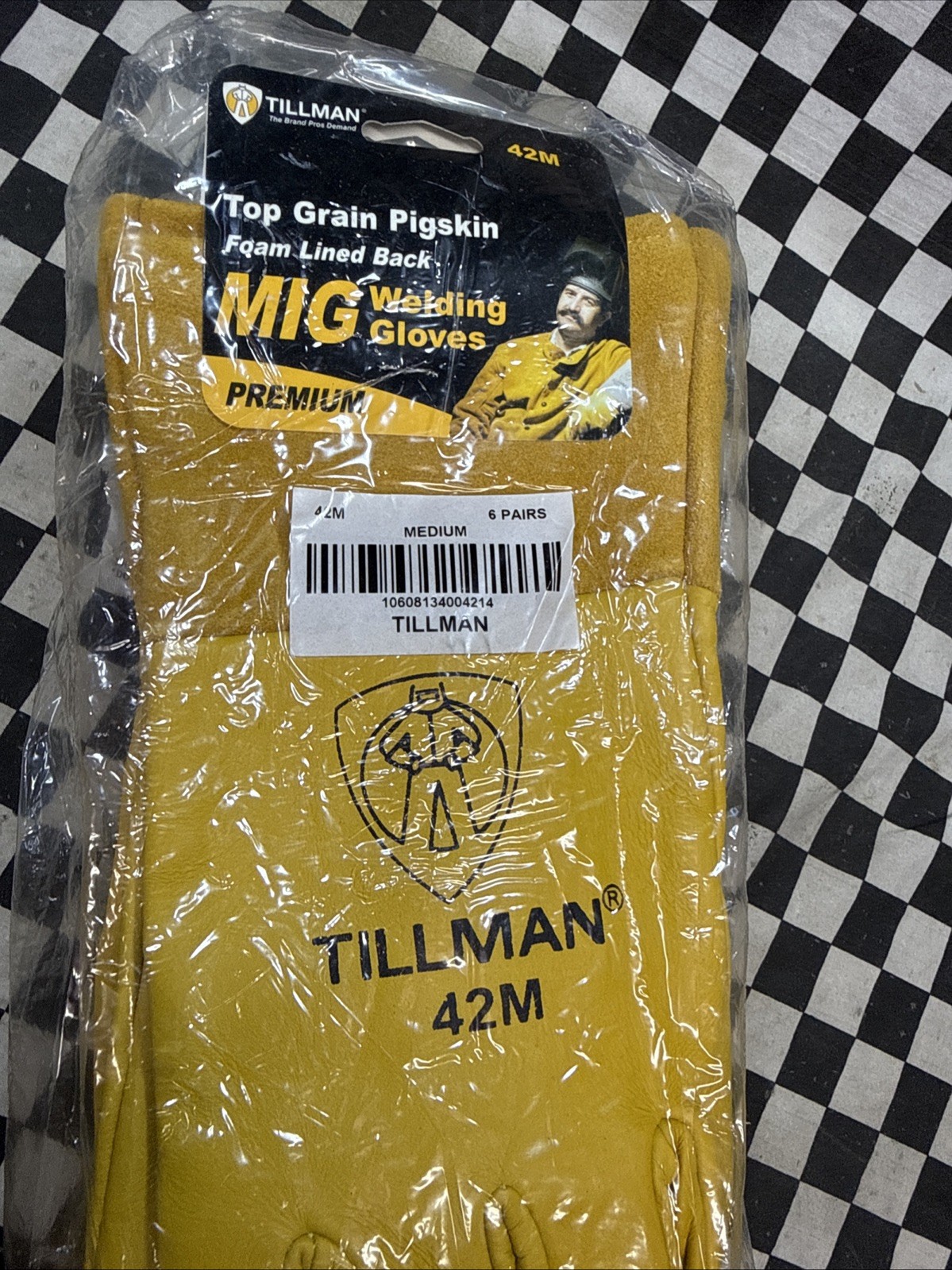 TILLMAN 42M MIG WELDING GLOVE, LOT OF 6, SHIPSAMEDAY