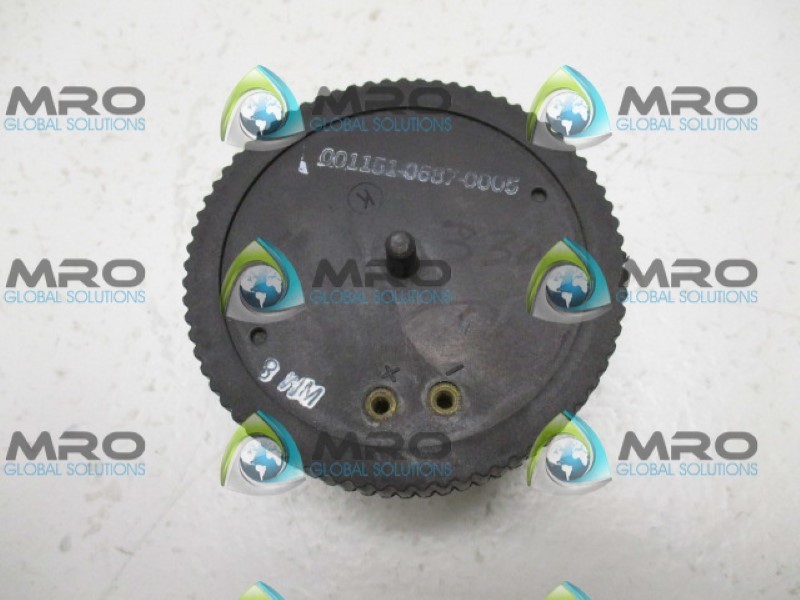 ROSEMOUNT 01151-0687-0005 0-100% FLOW ANALOG DISPLAY TRANSMITTER UNMP