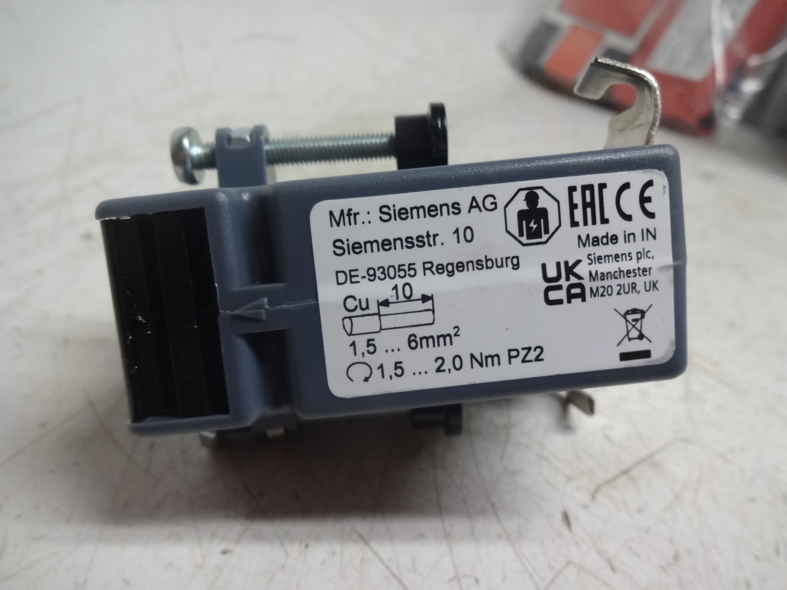 Siemens 4NC5112-2CB21 Current Transformer 50/5A 1.2VA Class 1,0 50/60Hz