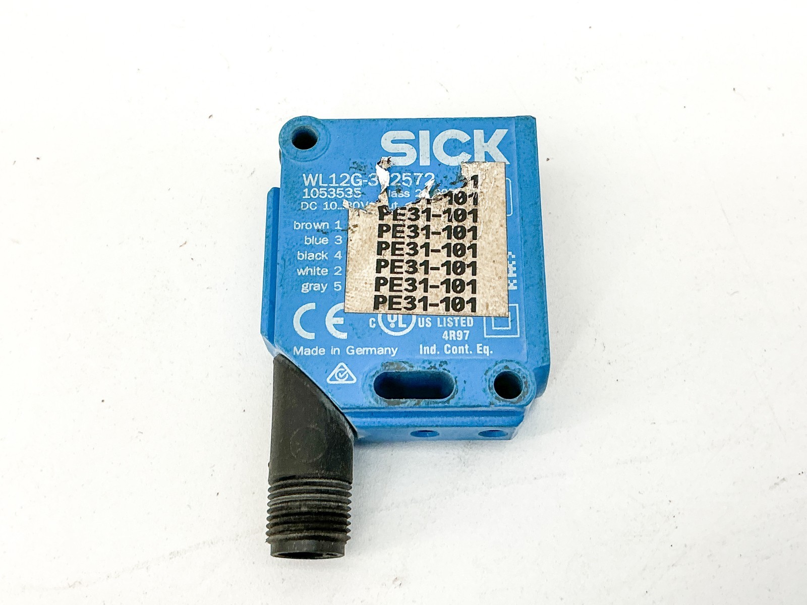 Sick WL12G-3P2572 Photoelectric Sensor 10-30VDC Class 2 1053535
