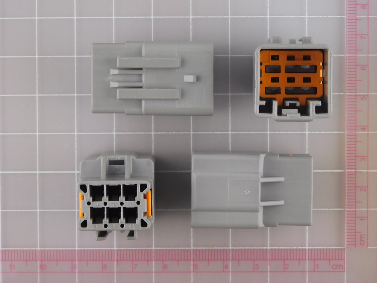 Lot of 160 YAZAKI 7282-5569-40 YES/YESC KAIZEN CONNECTOR 2.8 X 0.8 6P MALE X1304