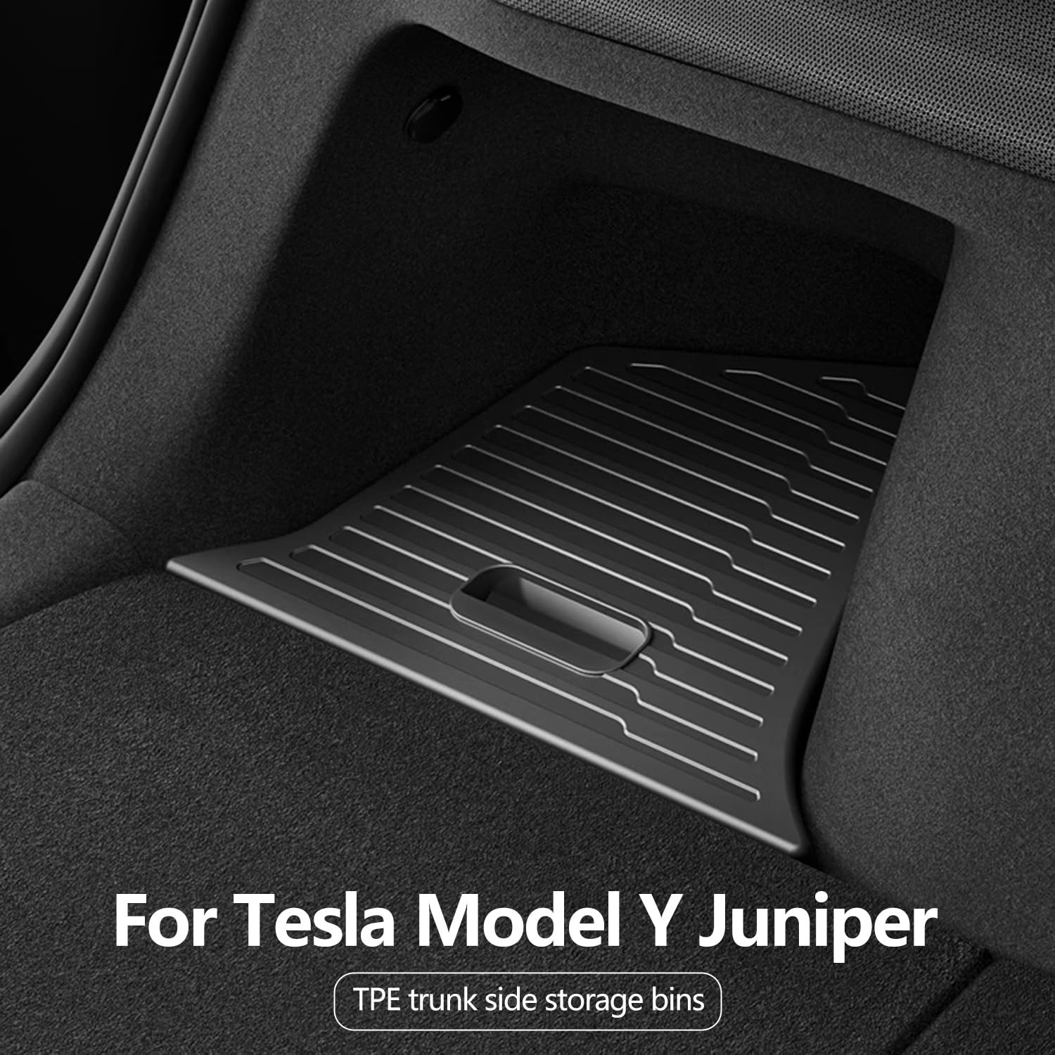 Bins with Lids for New Model Y Juniper 5 Seater Rear Trunk 2025-2026 Rear Sto…