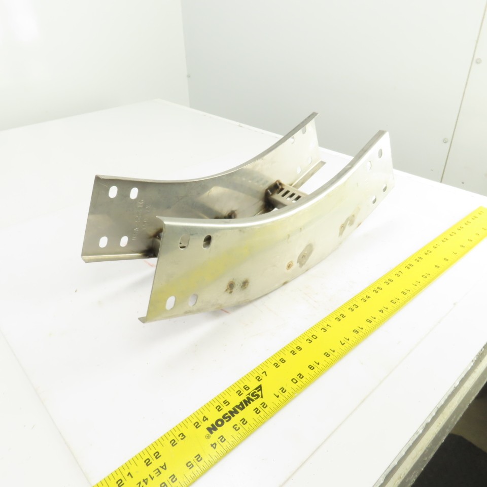 B-Line 4SS6MG-06-45VI12 Stainless Steel 45° Ladder Cable Tray Inside Bend 6″W