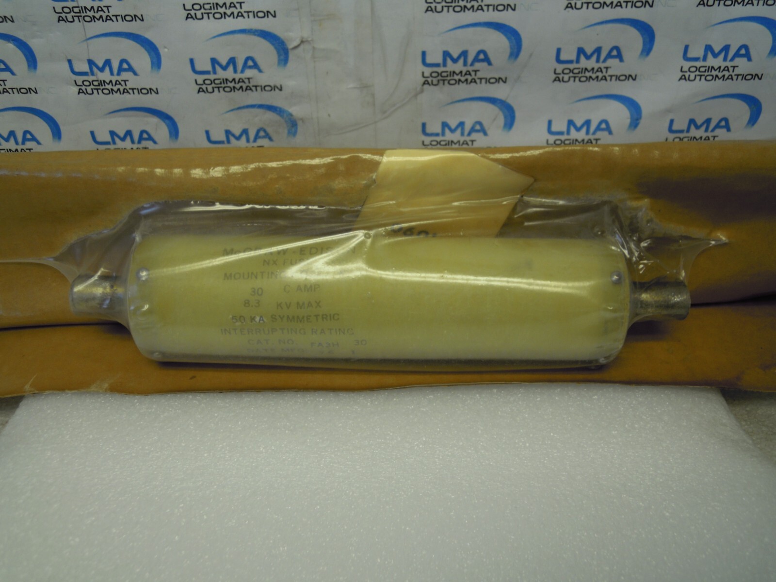 McGRAW – EDISON FA3H 30 NX FUSE 30 AMP 8.3 KV MAX 50KA ***NEW