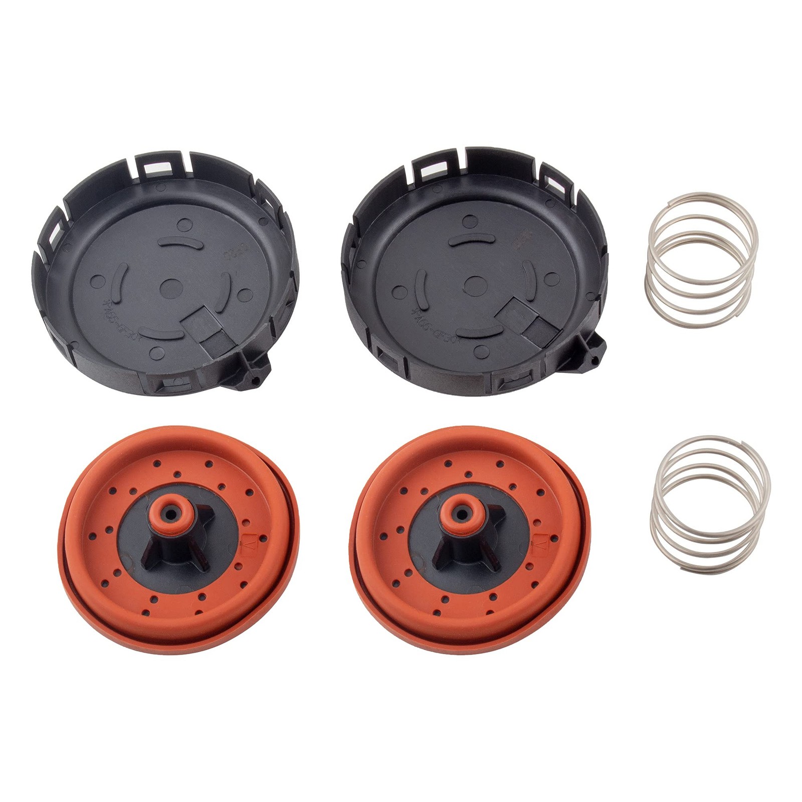 set Of 2 Crankcase Vent Valve Pcv Pressure Regulating Valve Compatible For Bmw