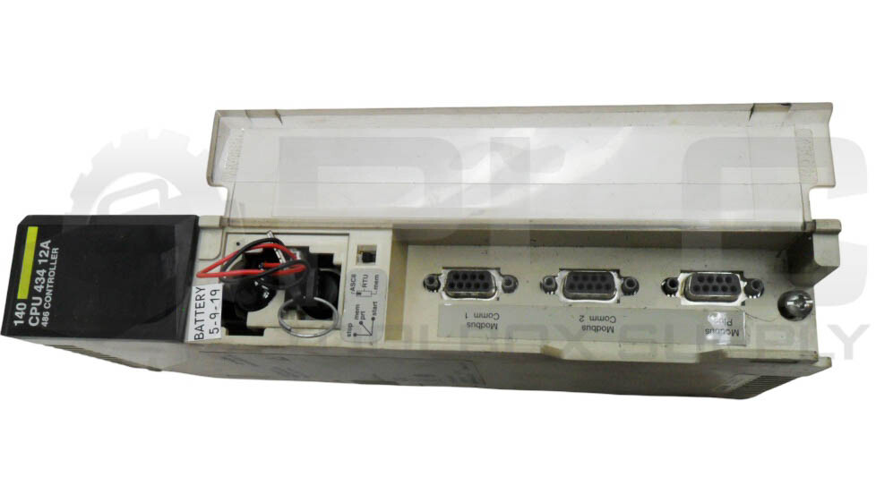 SCHNEIDER AUTOMATION 140 CPU 434 12A MODICON QUANTUM CPU MODULE 2M