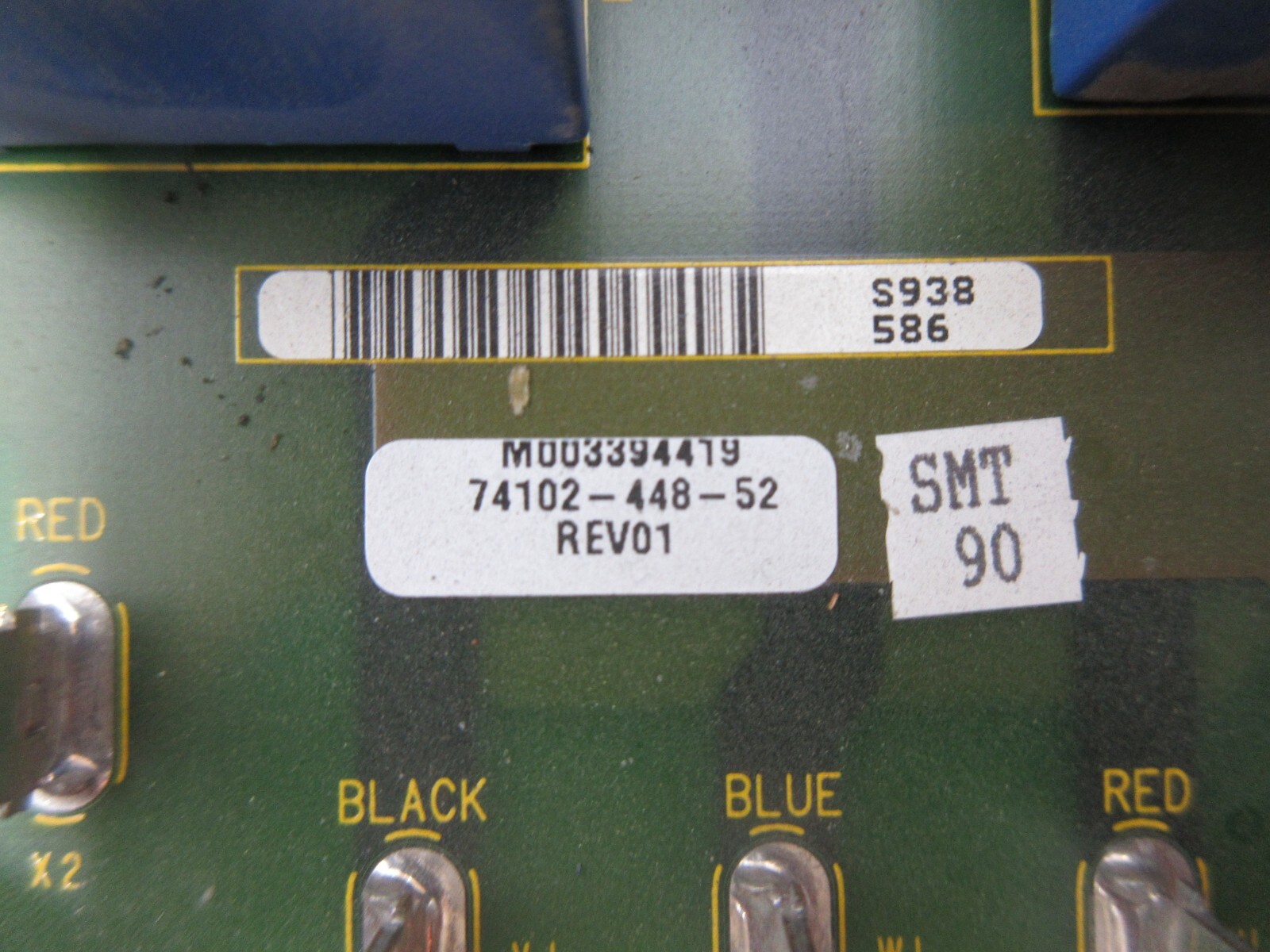 ALLEN BRADLEY BOARD M003394419 74102-448-52 REV01 74102-447-03 A