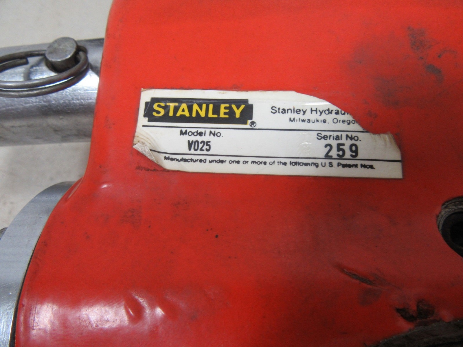 Stanley V025 Valve Exerciser Operator Machine Power Drive Wachs Wheeler Rex
