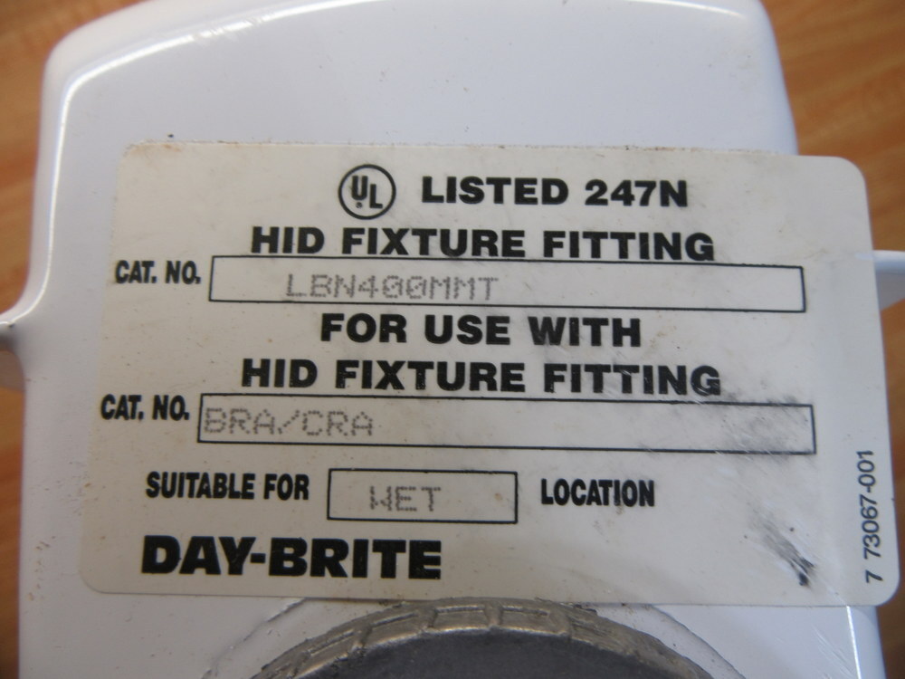 Philips/Thomas Day-Brite LBN400MMT HID Fixture Fitting
