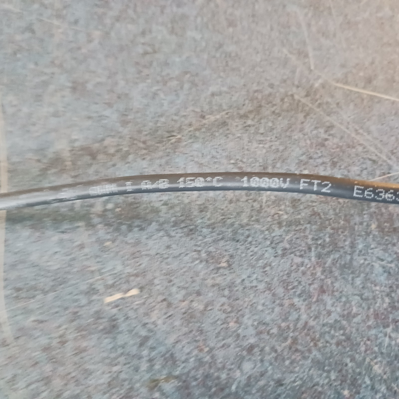 LAPPKABEL OLFLEX Stuttgart 180 SIF A 4mm AWM Style 3644 12AWG CABLE, E63634 100′