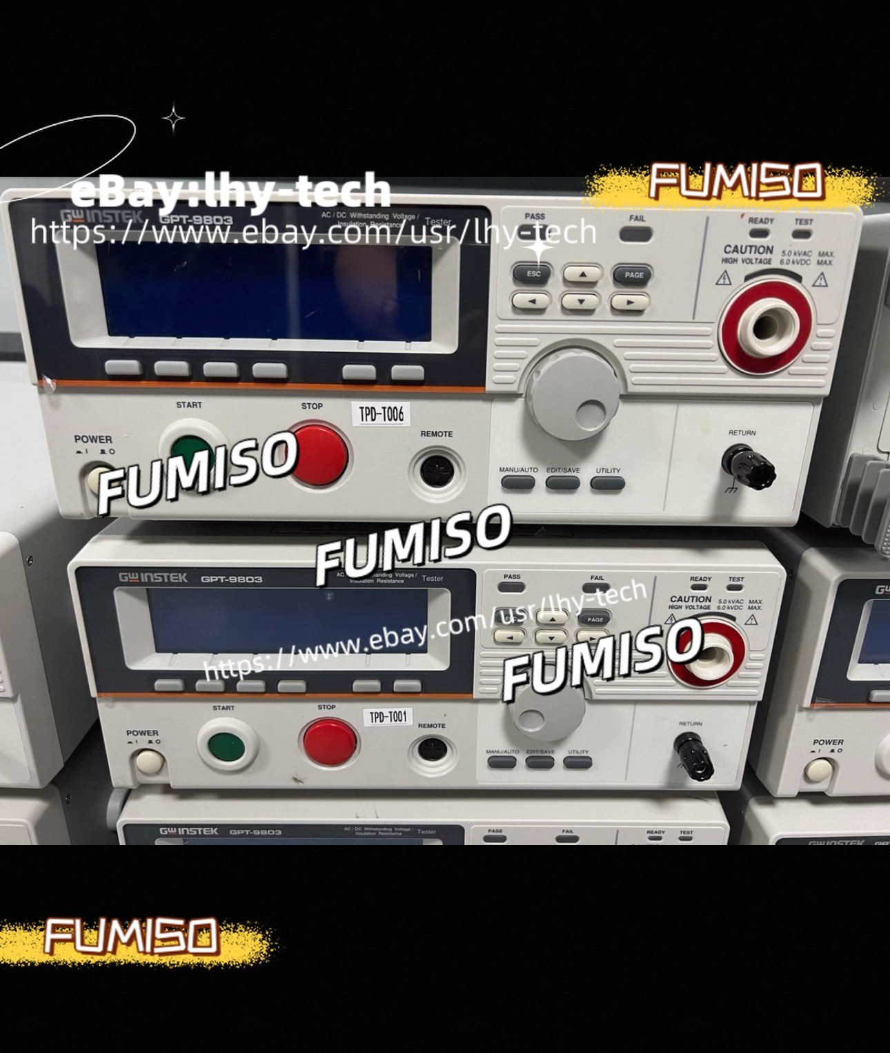 1 PCS Used GW Instek GPT-9803&lhy