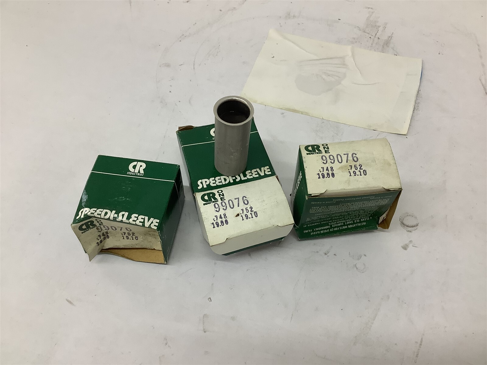 CR One 99076 Speedi Sleeve 3/4″ ID x 2″ L Shaft Repair Sleeve Lot Of 3