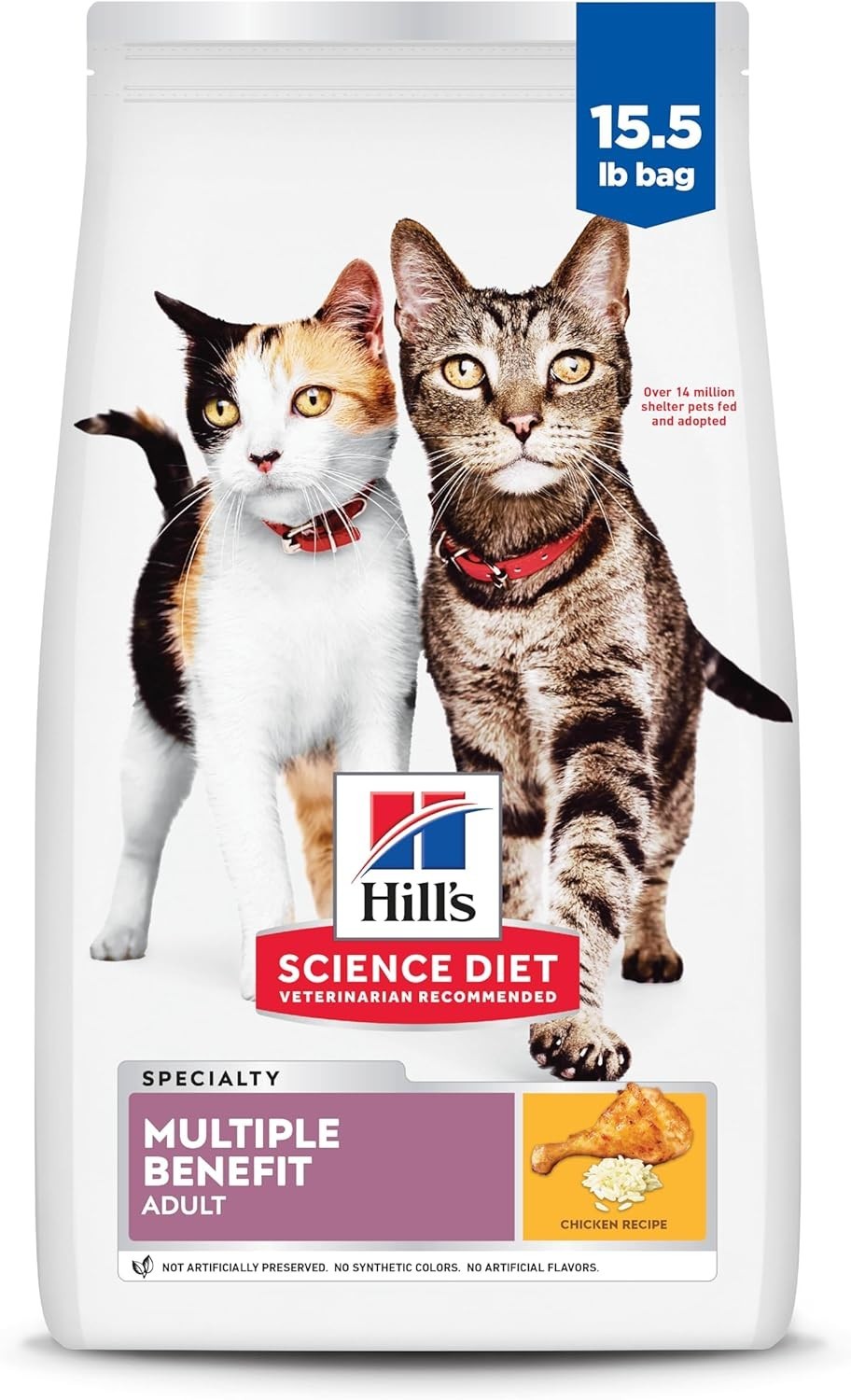 Hill’s Science Diet Multiple Benefit Chicken Cat Food 15.5lb