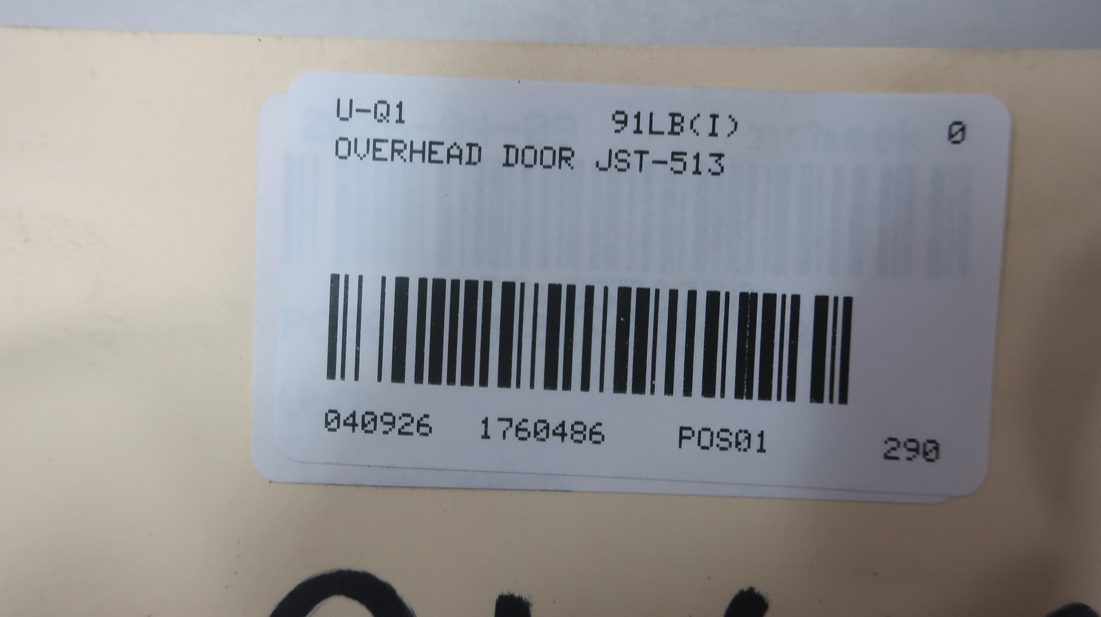 Overhead Door JST-513 Operator 1/2hp 3ph 250ft-lb/sec 460v-ac