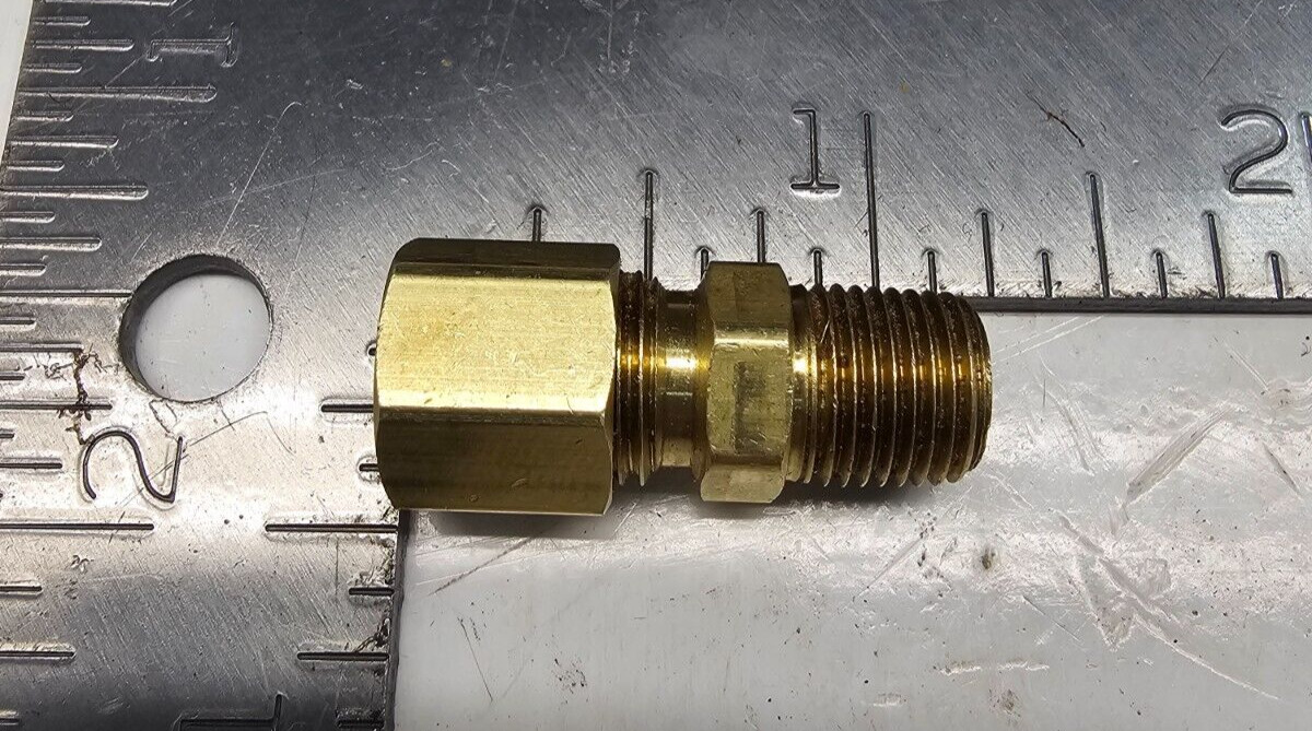 Brasscraft 1/4 in OD x 1/8 NPT Compression Fitting 50 PACK