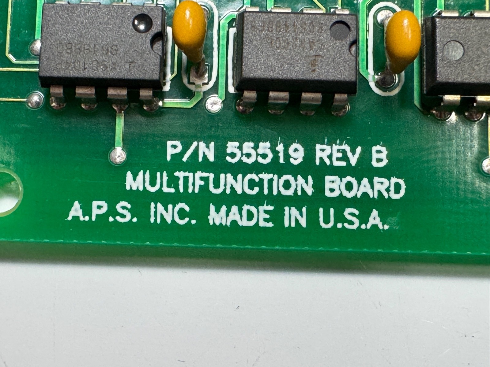 APS HS-100 Excel MULTIFUNCTION BOARD 55519 Rev B/ 55518 Rev C AutoBagger