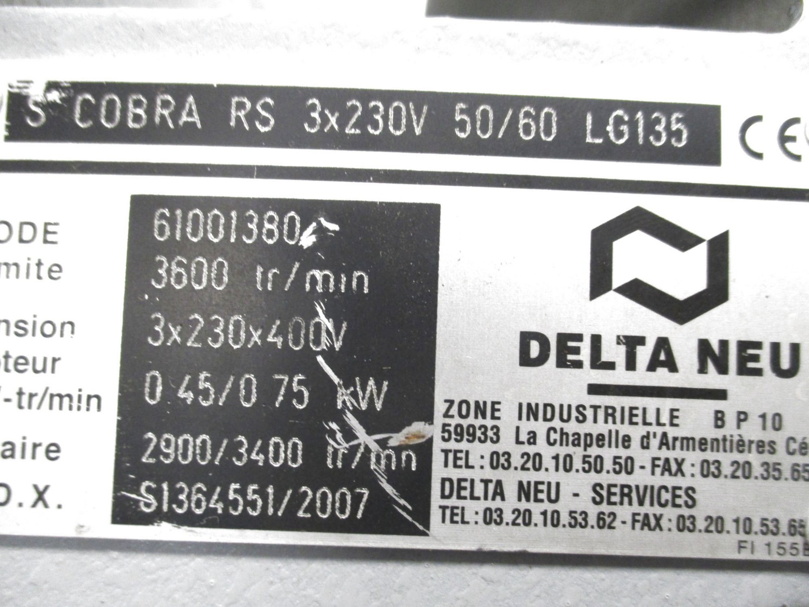 DELTA NEU SUPER COBRA RS 61001380 UNMP