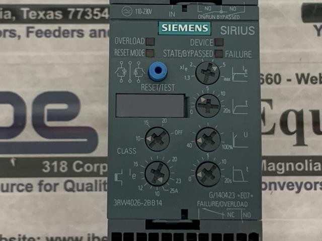 Siemens SIRIUS Soft Starter – 3RW4026-2BB14 w/Warranty