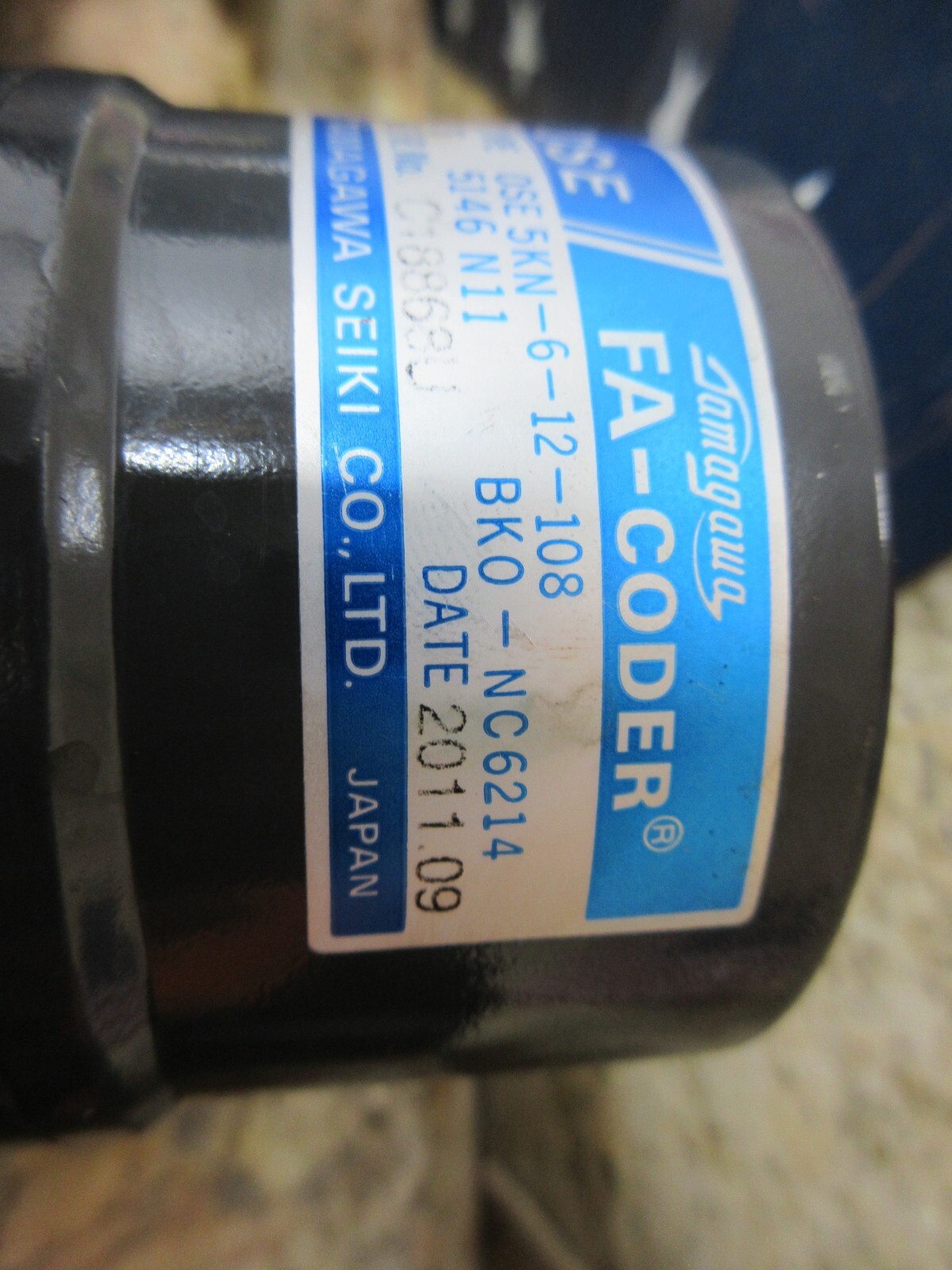 TAMAGAWA OSE5KN-6-12-108 ENCODER WARRANTY