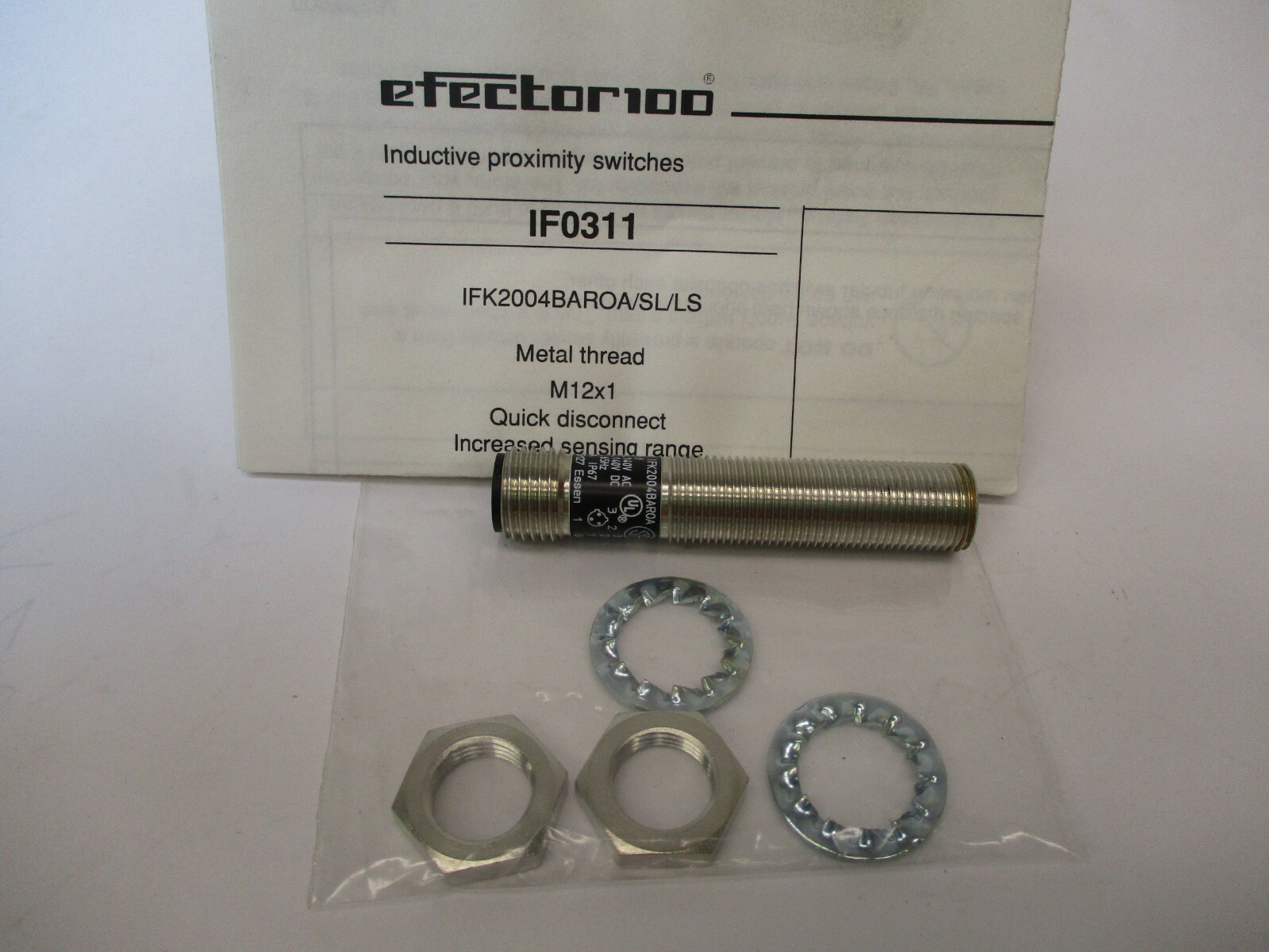 New Open Box ifm efector 100 Inductive Proximity Switch IFK2004BAROA A2714DH