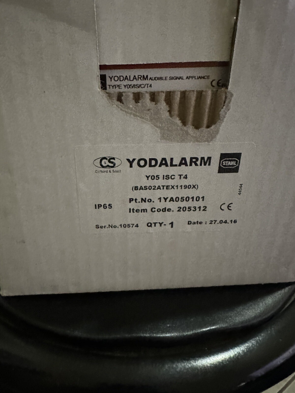 Stahl Yodalarm Y05/IS/C/T4 Sounder / NOV MD Totco 220451-002 I.S. Alarm #NEW