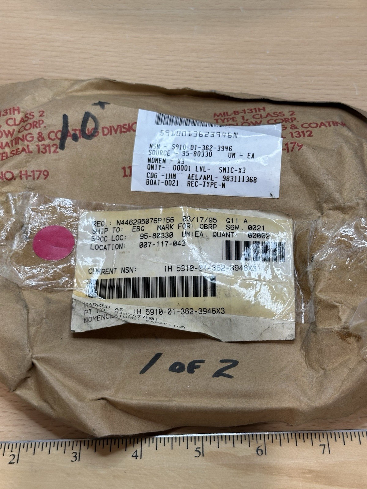 CDE CDM FIXED CAPACITOR HR101X114U016CF2B, 110,000 SCREW IN ADIRONDACK