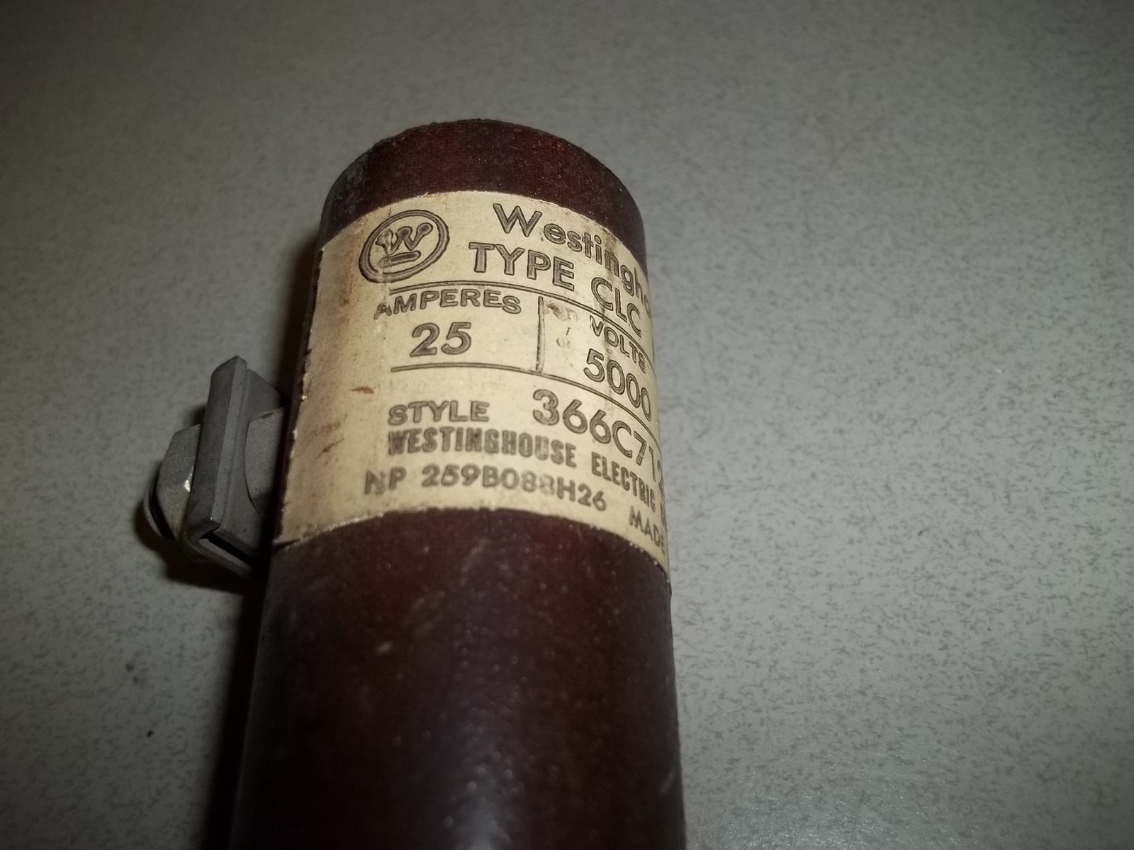 Westinghouse Type CLC Fuse 366C712G08 25A *FREE SHIPPING*