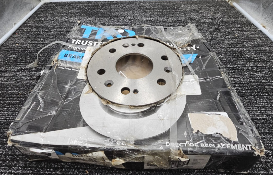 TRQ Disc Brake Rotor Lug Silver Replacement BRA73970