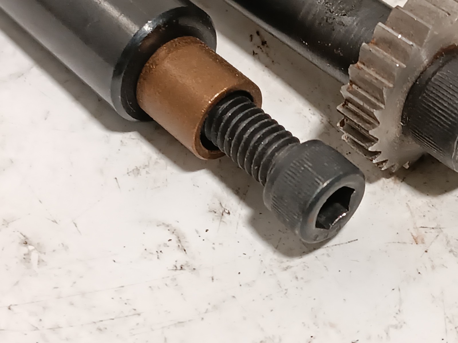 DTP 40 pusher rods for packaging machine, lot of 10steel shafts as shown