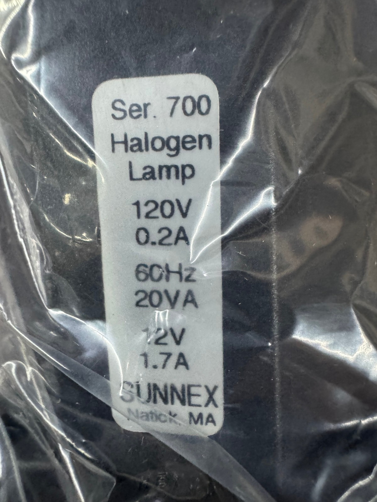 NEW Sunnex Ser 700 Halogen Machine Desk Lamp Light 18″ Flexible Arm