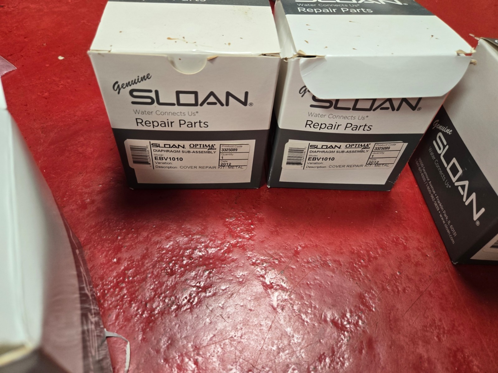 Sloan EBV-1010-A Metal Inner Cover Repair Kit 3325089 OEM toilets urinals