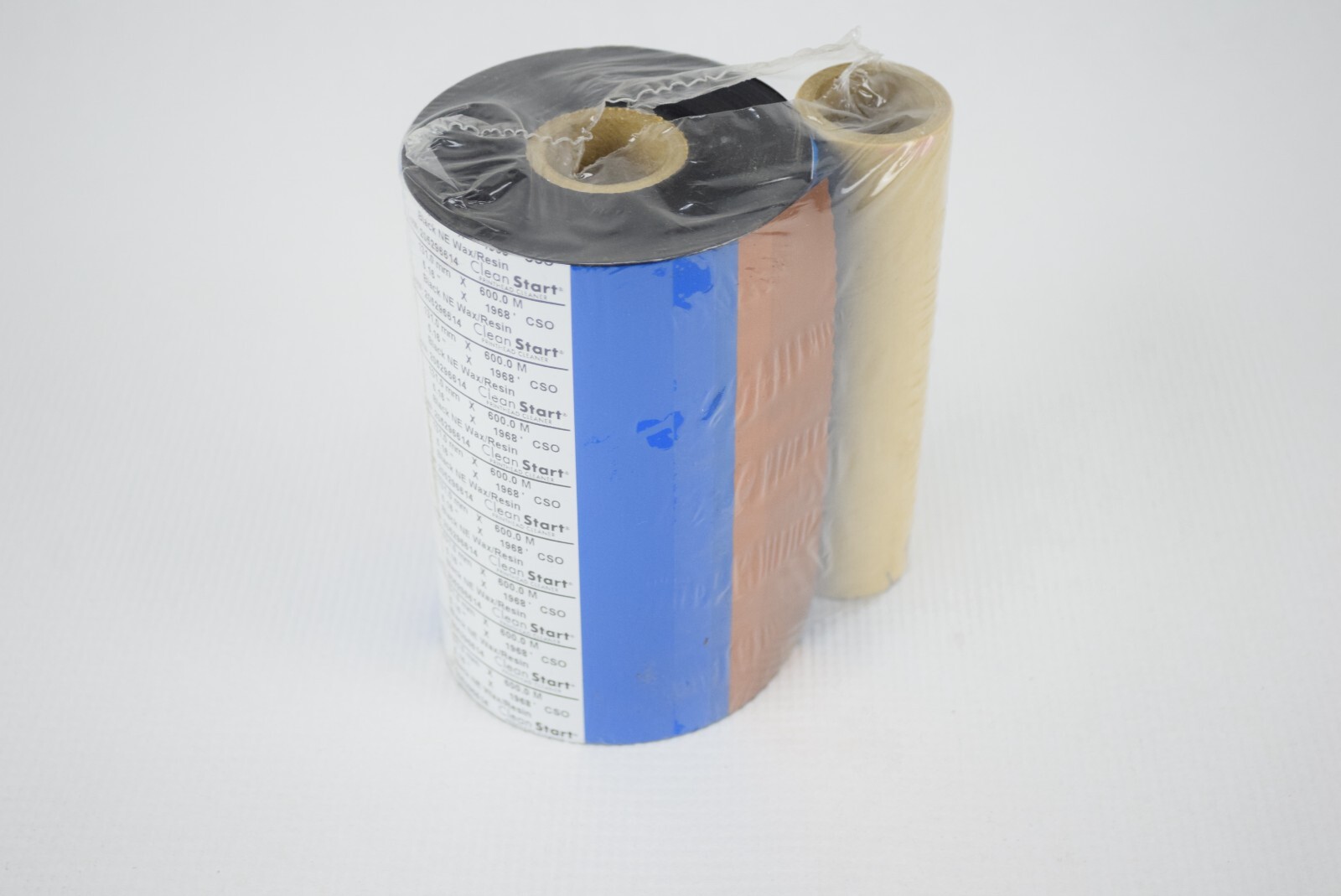 Zebra Clean Start Black NE Wax / Resin Thermal Printer Ribbon 5.16 x1968′”