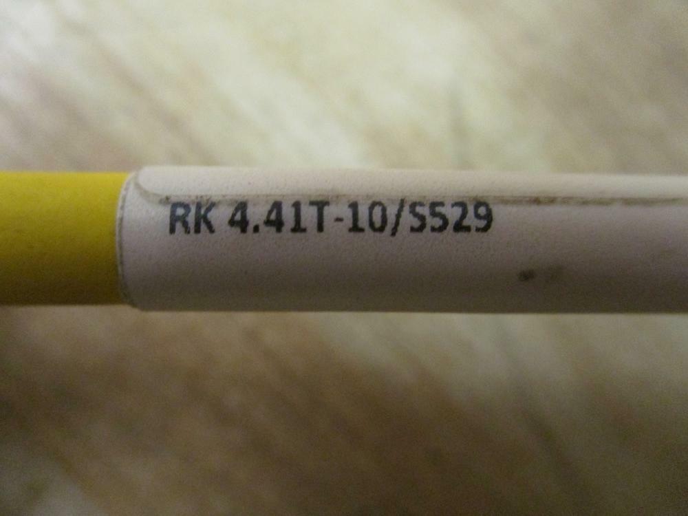 Turck RK 4.41T-10/S529 Euro Fast Molded Cordset U2182