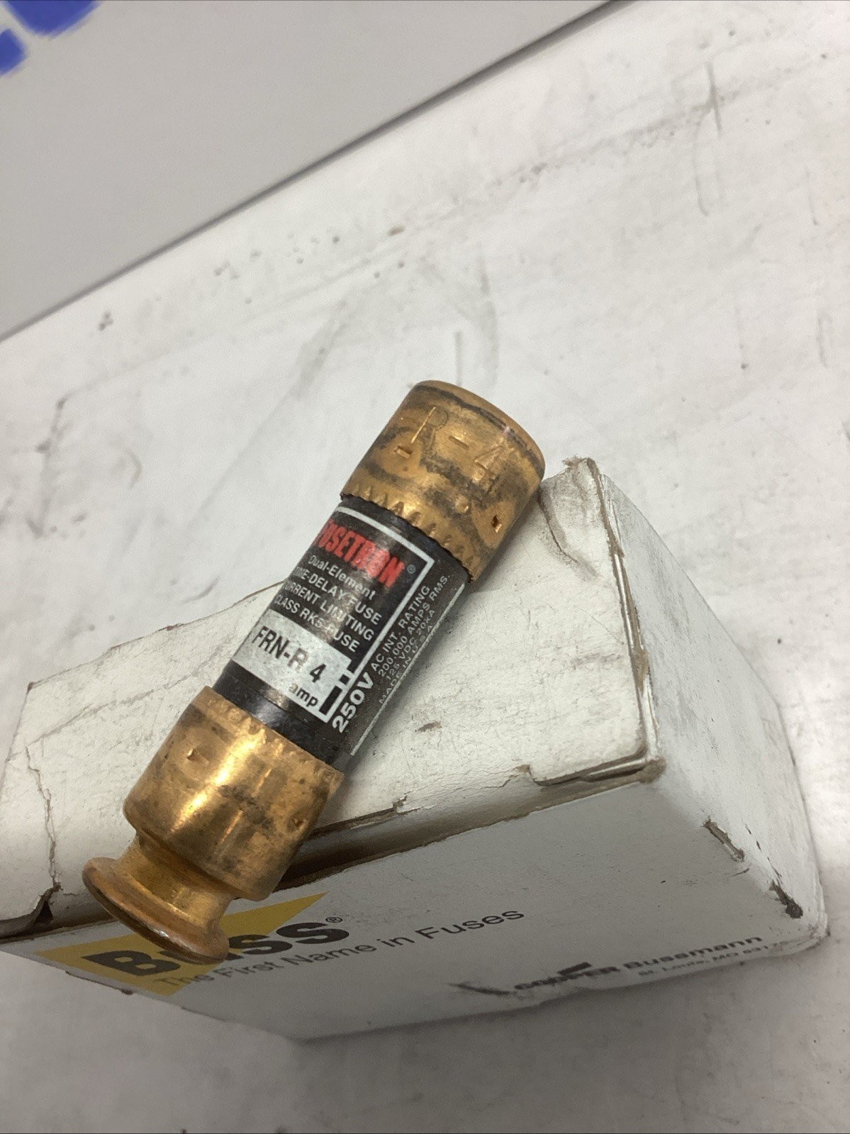 Pack Of 10 BUSSMANN FRN-R-4 250VAC 4A H708