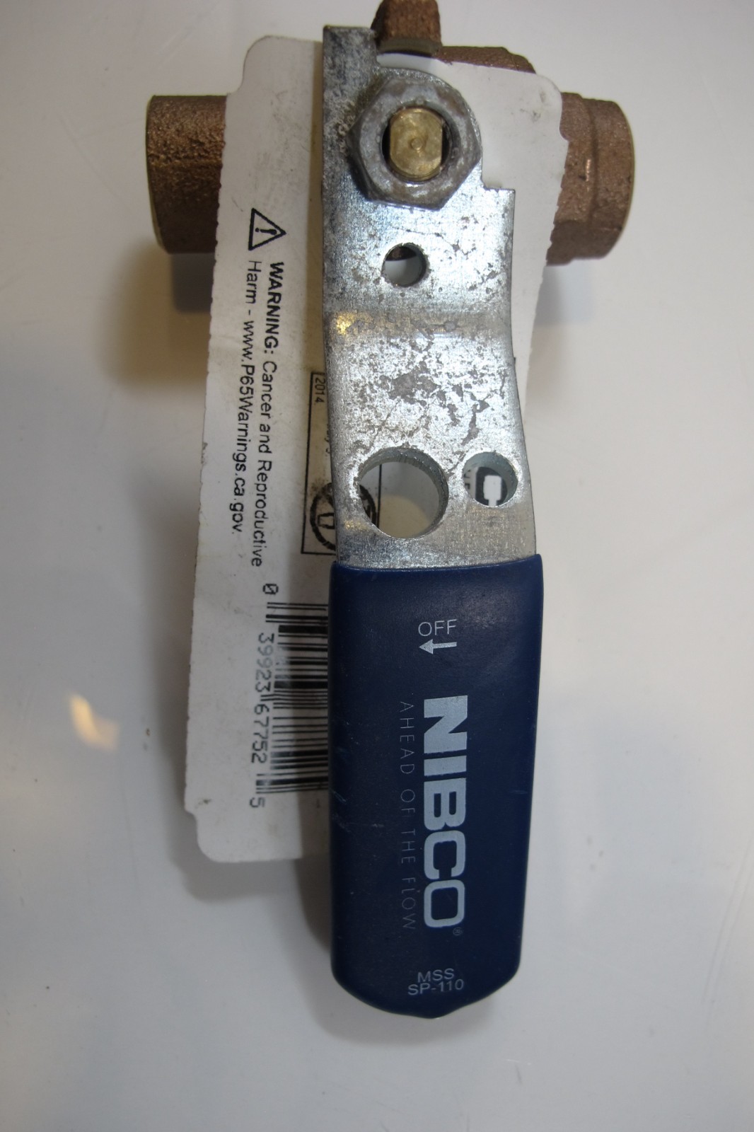 Nibco S-585-70 1/2″ 600# Brass Full Port sweat ball valve