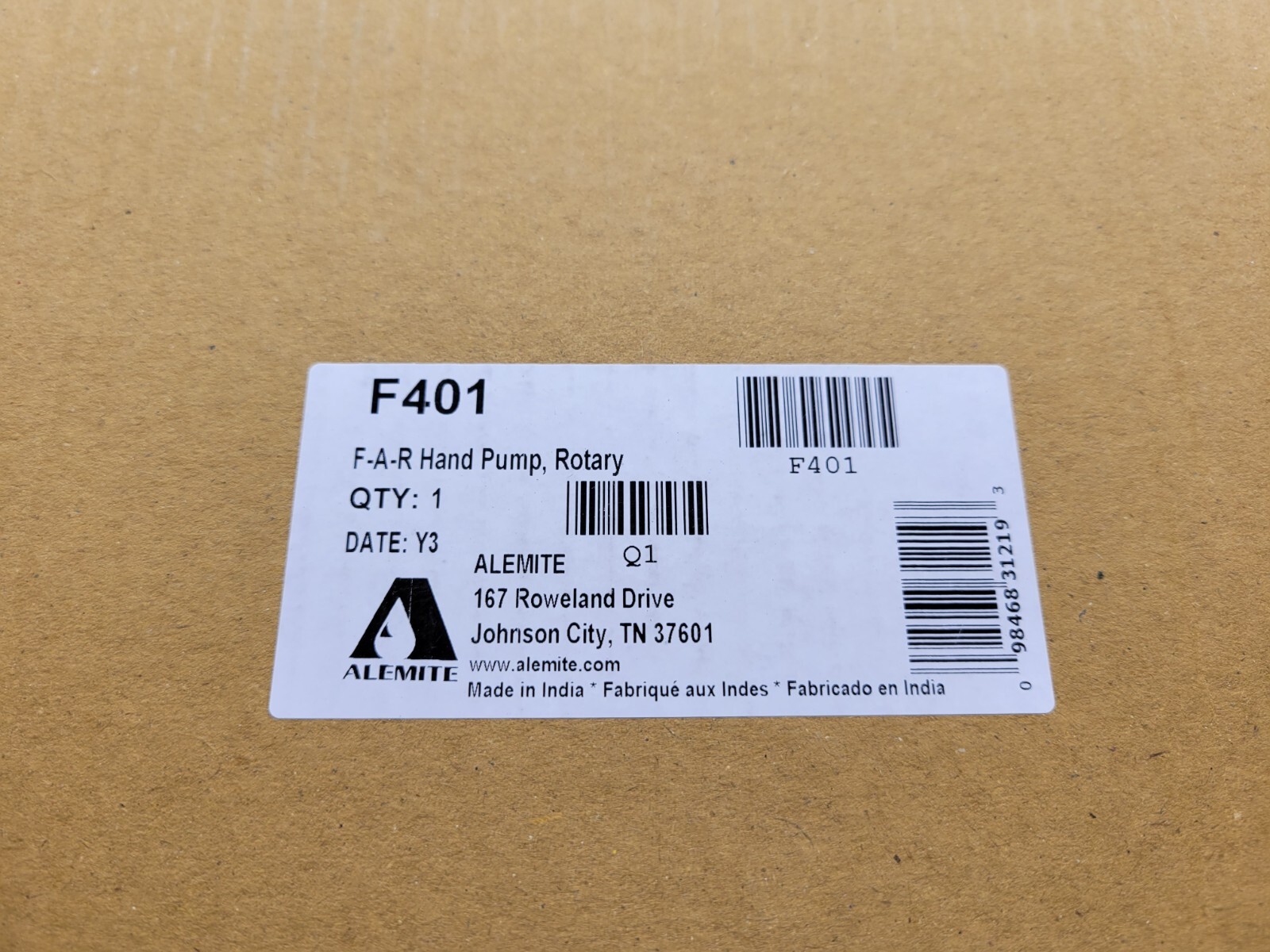 Alemite F401 F-A-R Rotary Hand Pump NEW NOS