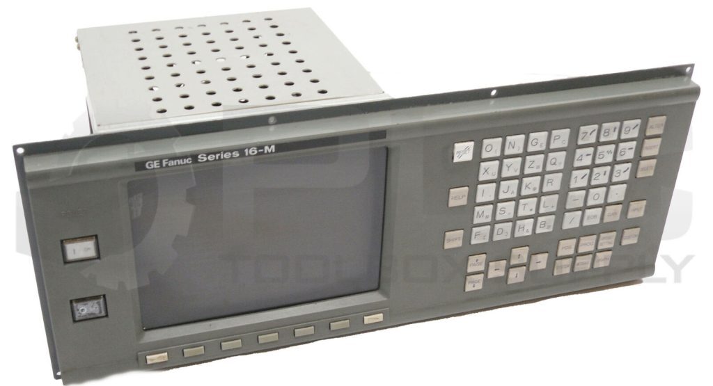 GE FANUC XA02B-0120-CE51#16M SERIES 16-M CONTROL PANEL W/ MONITOR *PARTS ONLY*