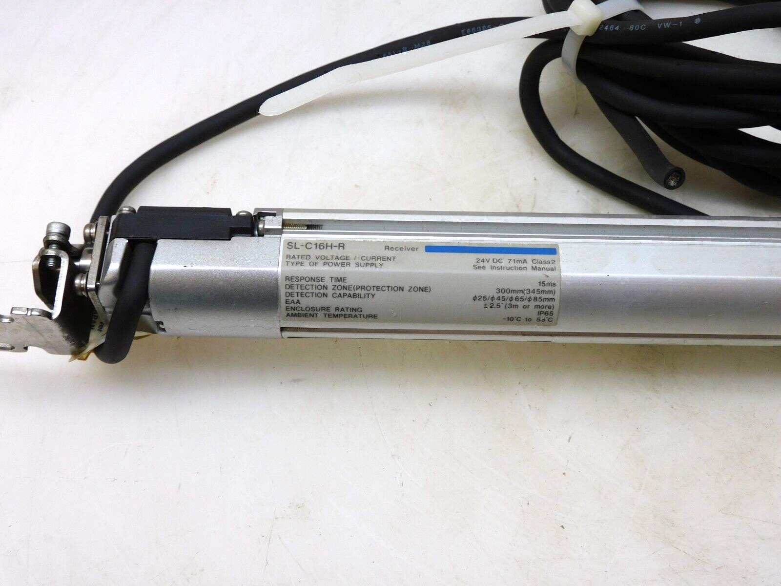 KEYENCE LIGHT CURTAIN RECEIVER SL-C16H-R 24Vdc 71mA SLC16HR