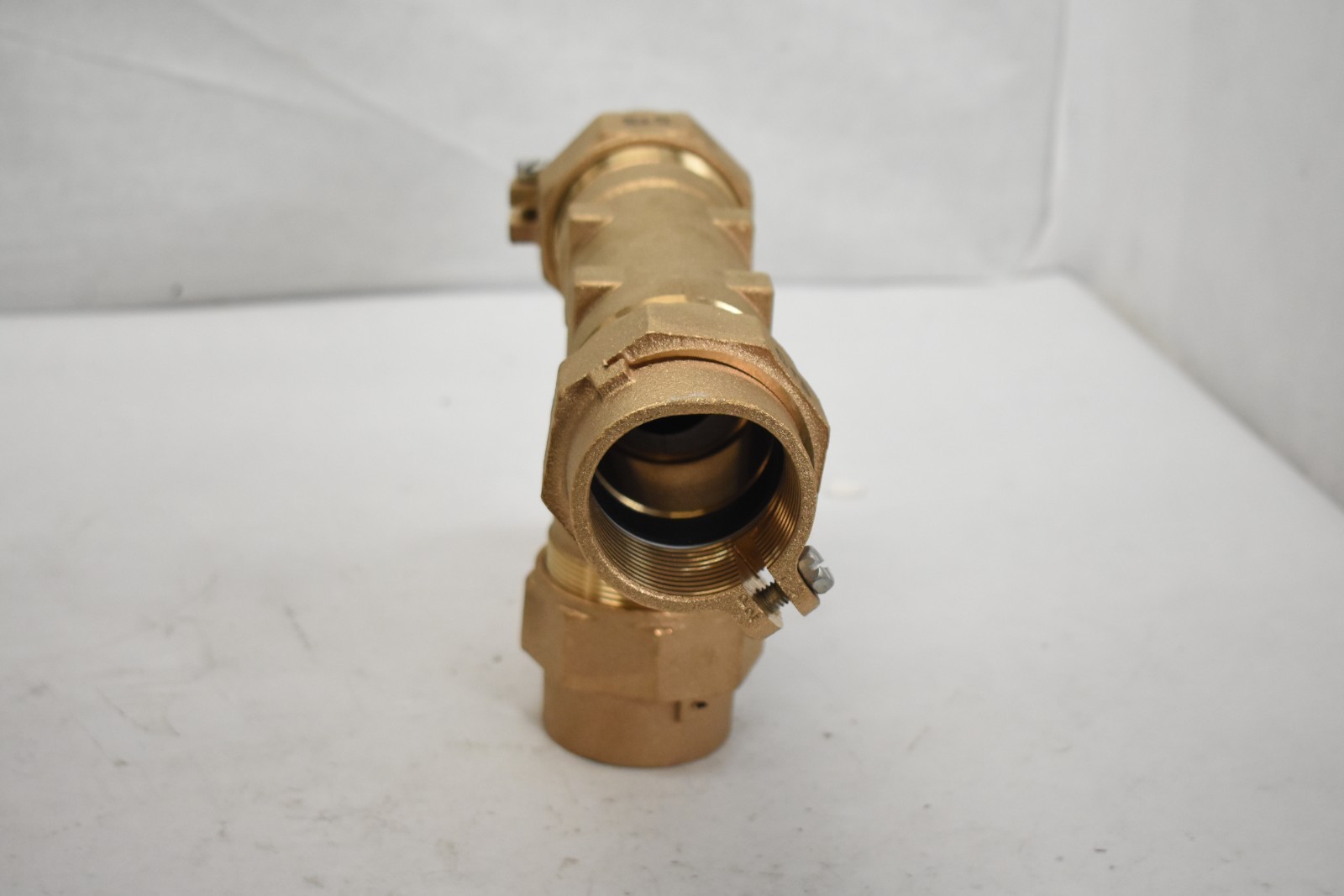Ford Meter Box Joint CTS Water Service Brass Reducing Tee 2″ x 2″ x 2″