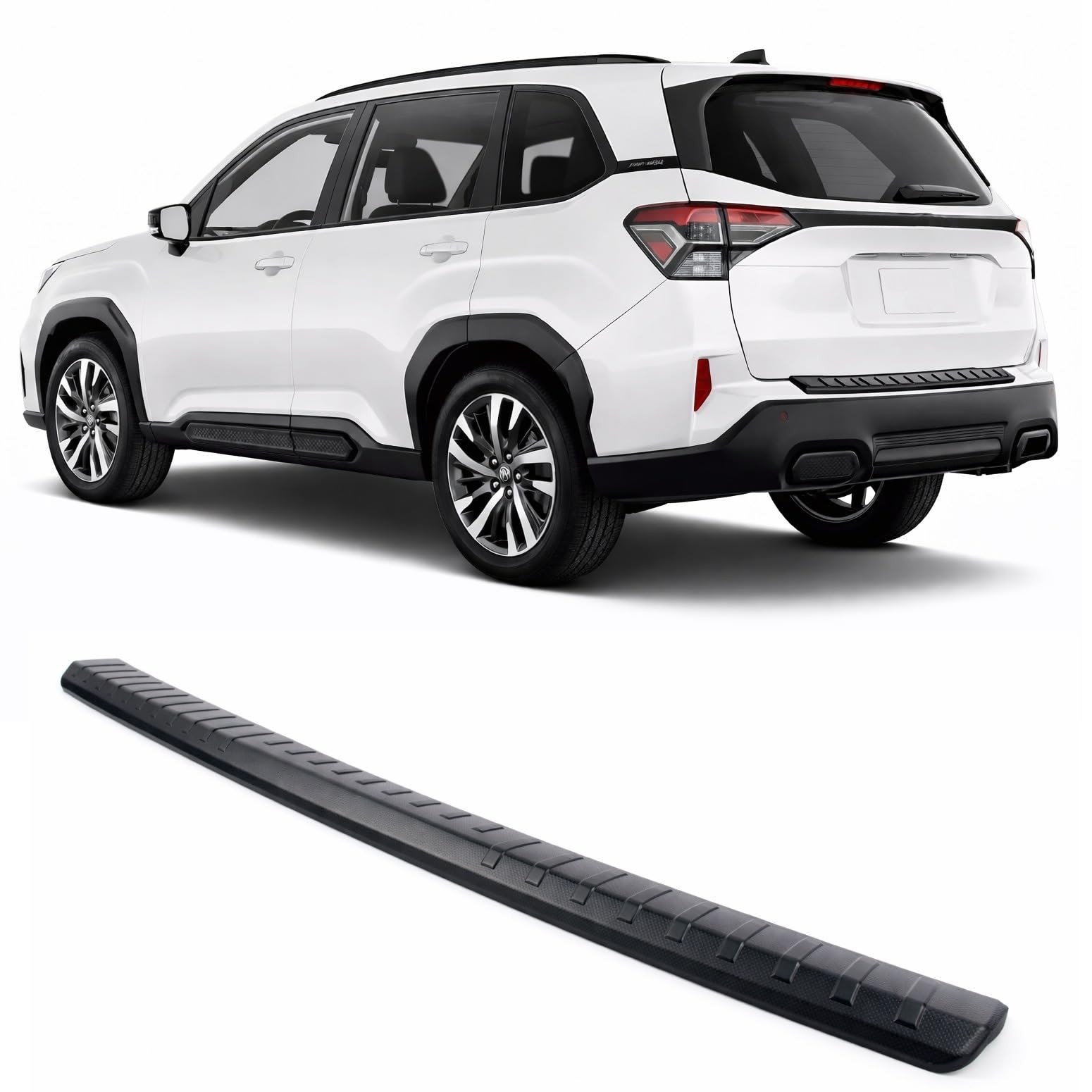 Rear Bumper Cover Sill Protector Guard Trim Compatible with Subaru Forester 2…