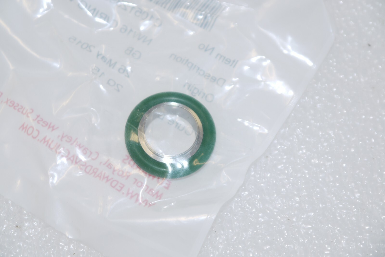 BOC EDWARDS C10512395 NW16 VITON VACUUM CENTERING RING NEW