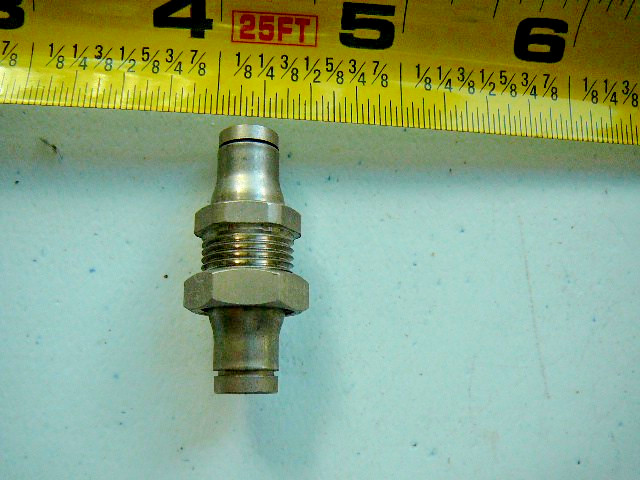 LOT OF 10 BULKHEAD UNION 3MM TUBE TO TUBE STAINLESS STEEL THROUGH WALL CONNECTOR