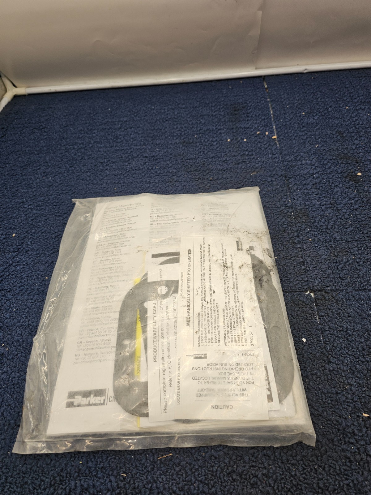 Parker Chelsea 328946X PTO Safety Caution Warning Decal Label Assembly